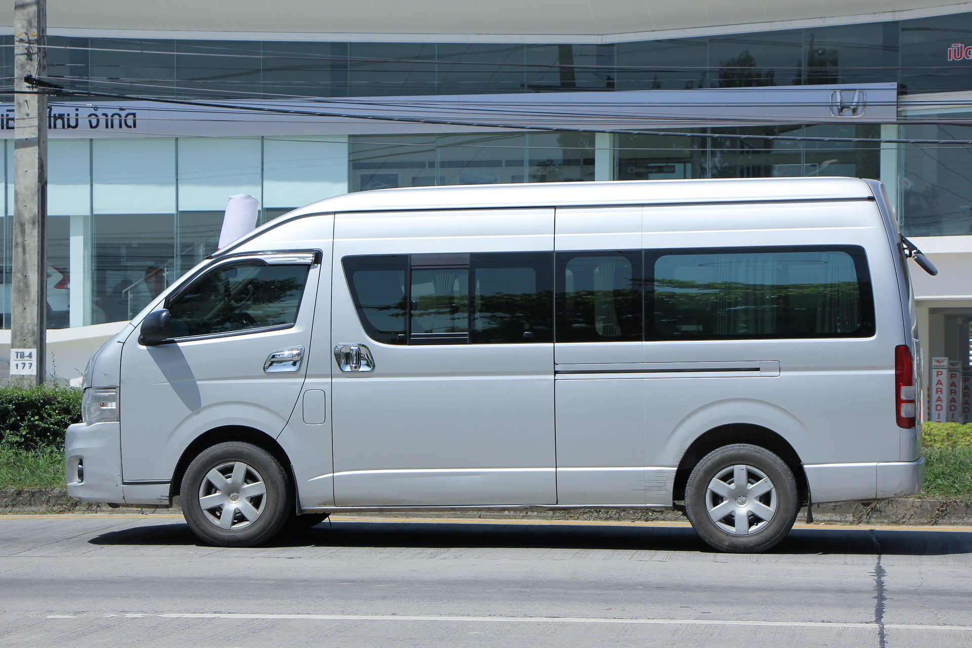 Private Toyota commuter van